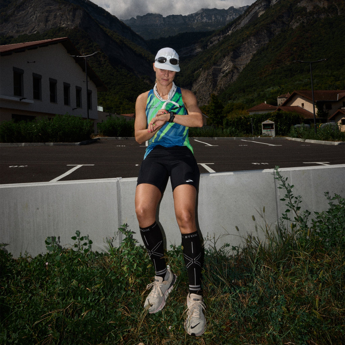 Running Socks Women | Black / Light Grey