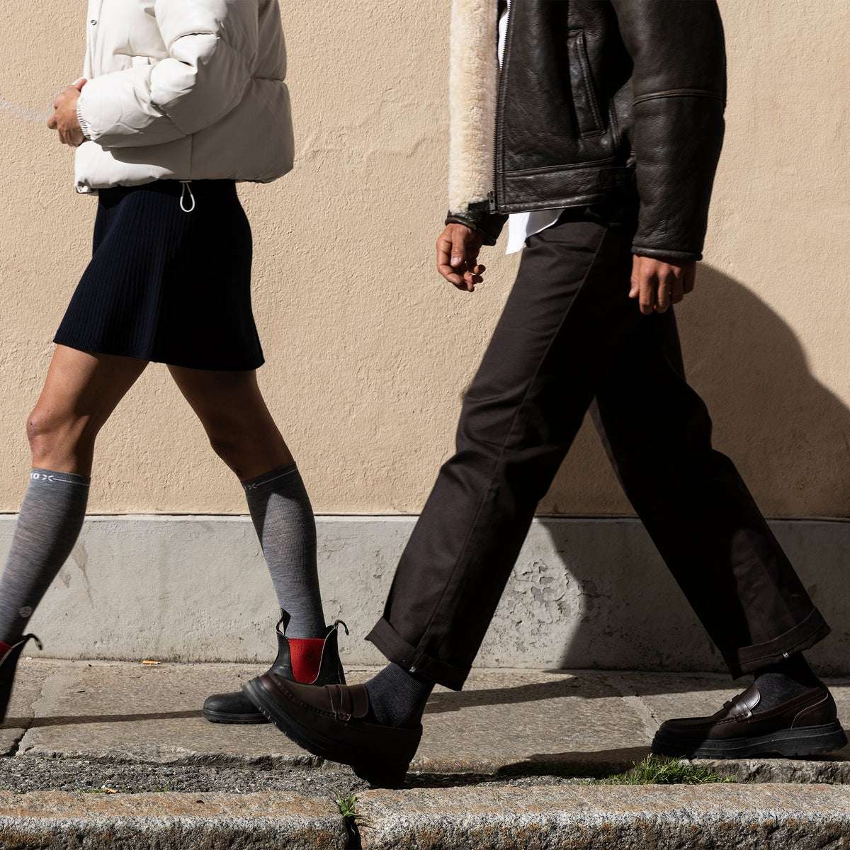 Merino Everyday Socks Men | Dark Blue / Grey