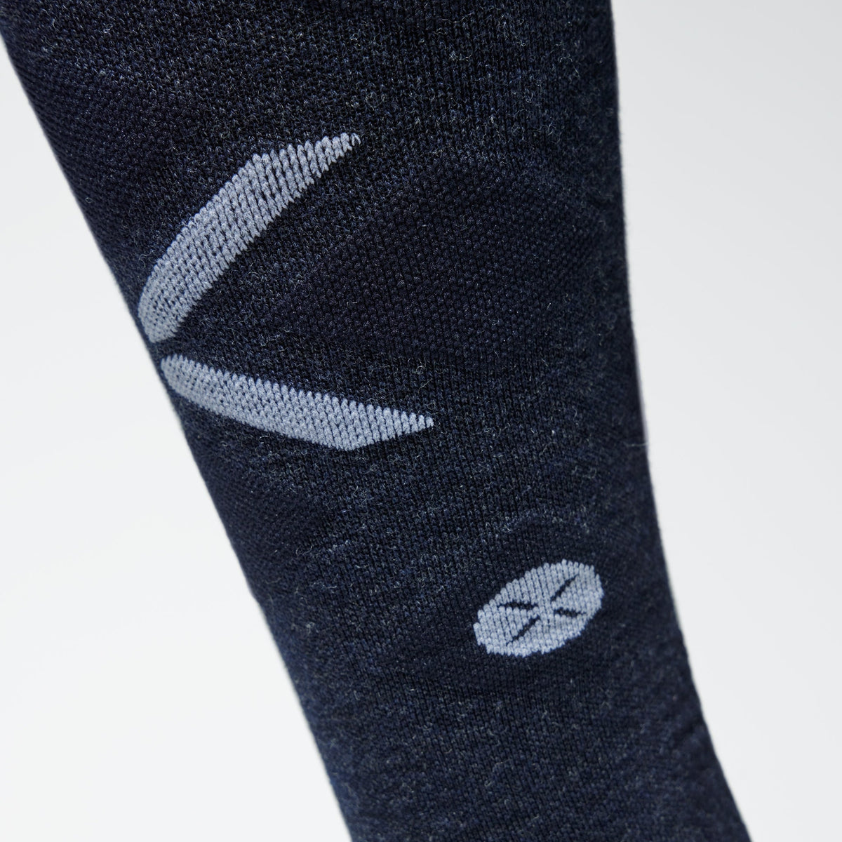 Merino Skiing Socks Women | Navy / White