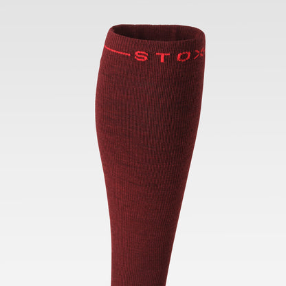 Merino Everyday Socks Men | Bordeaux / Red