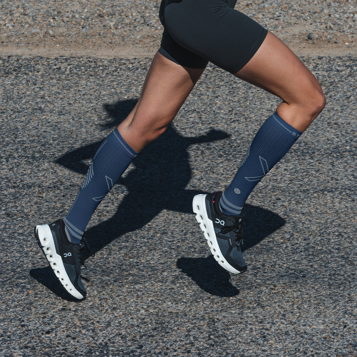 Running Socks Women | Blue / Light Blue