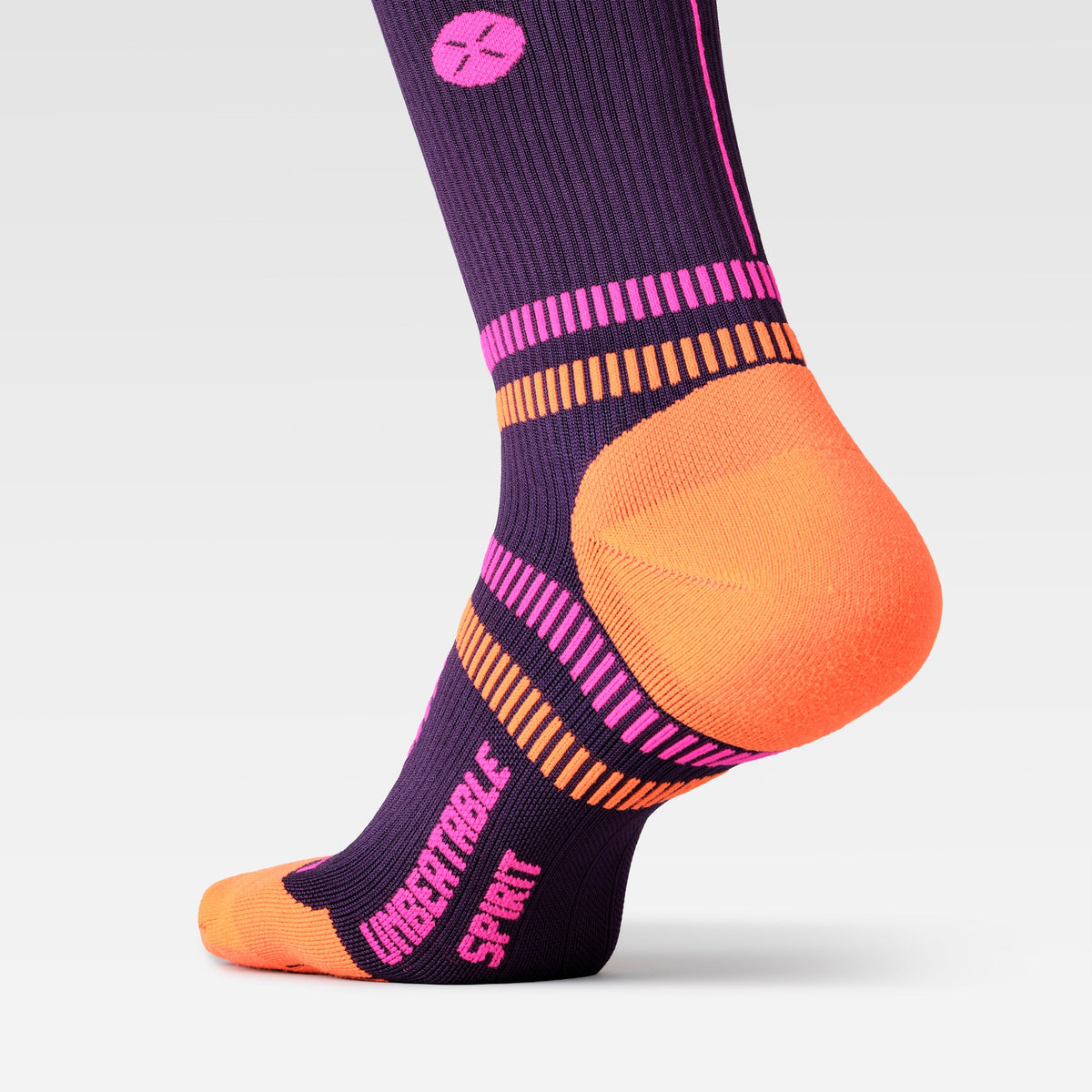 KLABU Running Socks Men | Purple / Orange / Pink