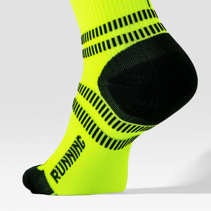 Running Socks Women | Yellow Fluo / Black