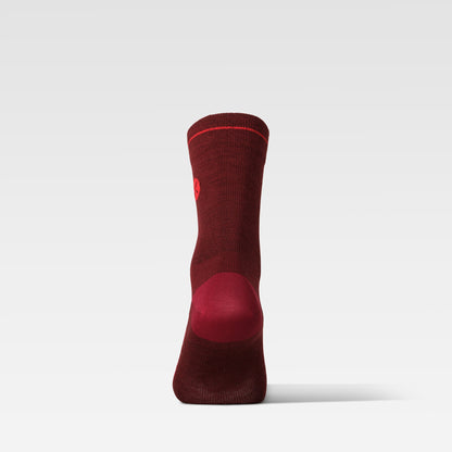 Merino Everyday Ankle Socks Women | Bordeaux / Red