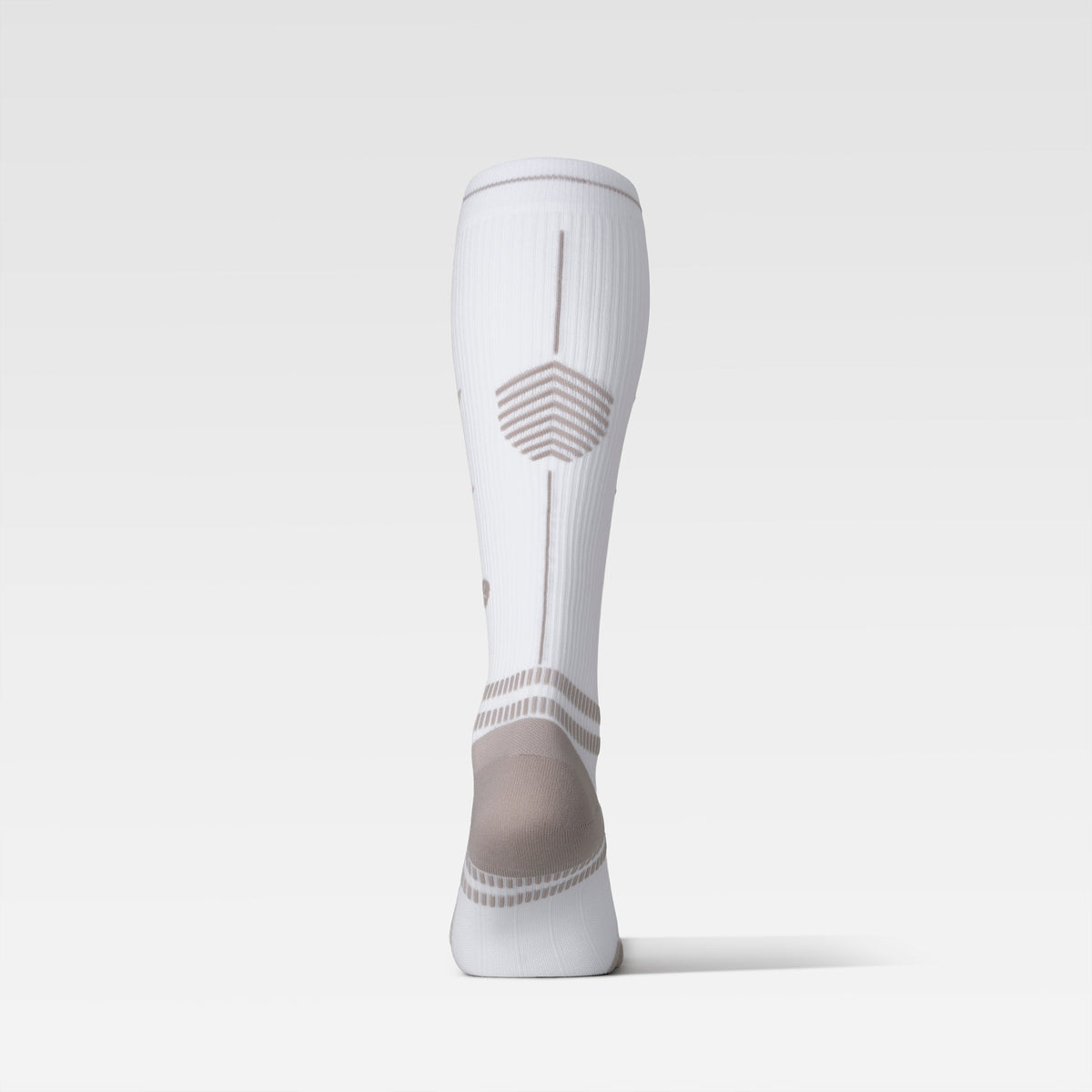 Running Socks Men | White / Grey