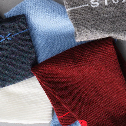 Merino Everyday Ankle Socks Women | Bordeaux / Red