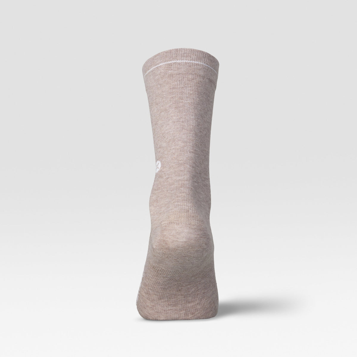 Cotton Everyday Ankle Socks Women | Beige Melange / White