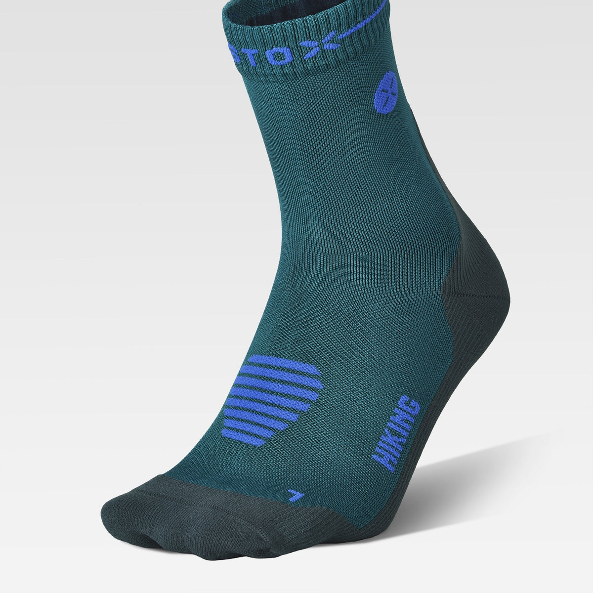 Dryarn® Hiking Ankle Socks Women | Green / Blue