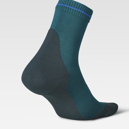 Dryarn® Hiking Ankle Socks Women | Green / Blue