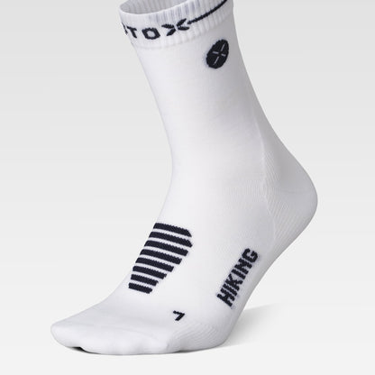 Merino Hiking Ankle Socks Women | White / Navy