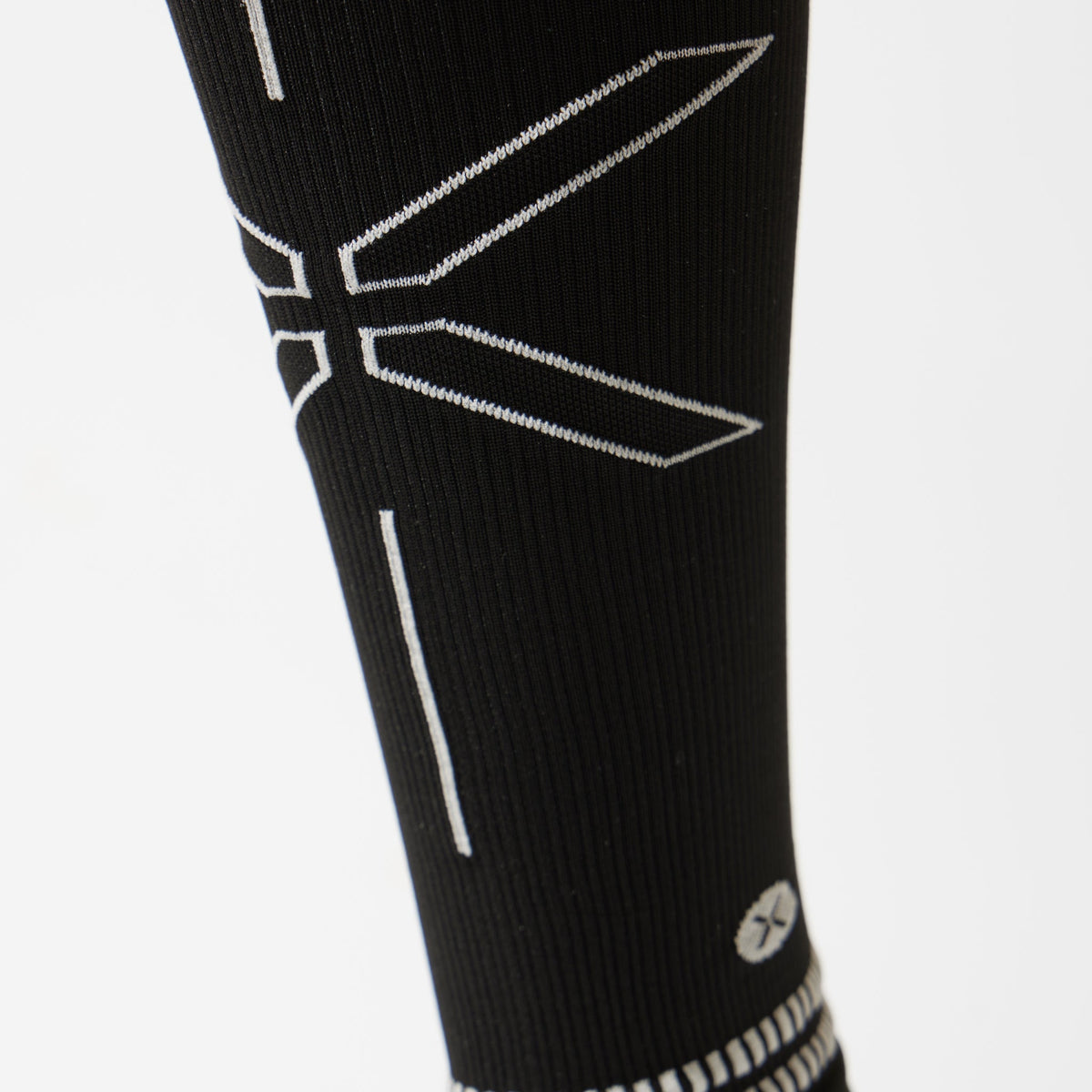 Calf Sleeves Men | Black / Light Grey