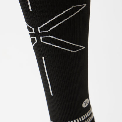 Calf Sleeves Men | Black / Light Grey