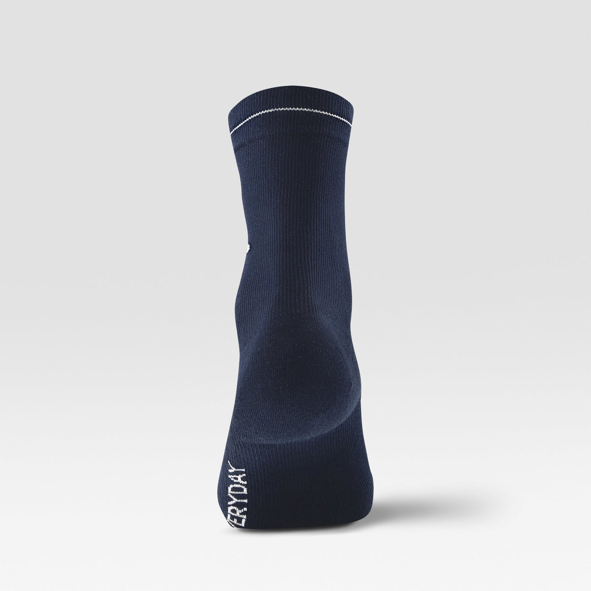 Cotton Everyday Ankle Socks Men 2-Pack | Navy / White