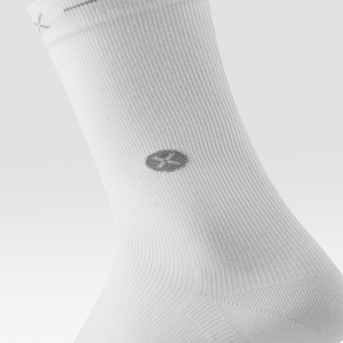 Cotton Everyday Ankle Socks Men 2-Pack | White / Grey