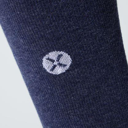 Cotton Everyday Socks Men 2-Pack | Blue / White