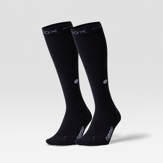 Cotton Everyday Socks Women 2-Pack | Black / White