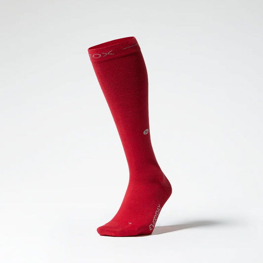 Cotton Everyday Socks Women | Red / Light Grey
