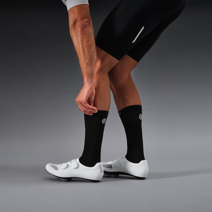 Cycling Mid-Calf Socks Men | White / Black