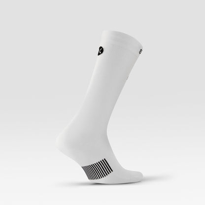 Cycling Mid-Calf Socks Men | White / Black