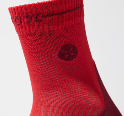 Dryarn® Hiking Ankle Socks Women | Red / Bordeaux