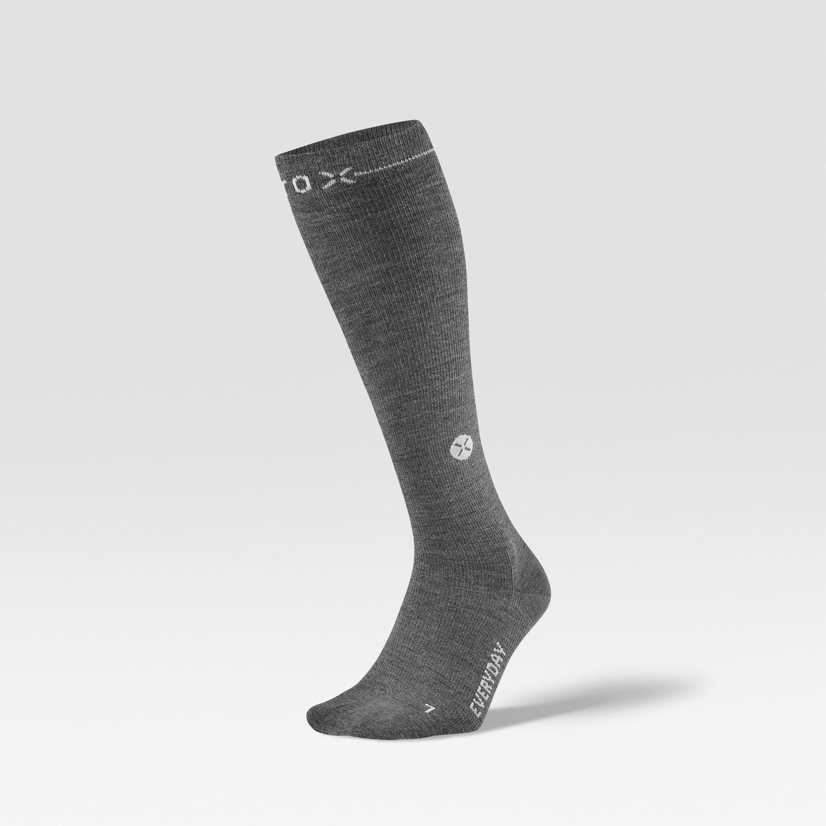 Merino Everyday Socks Men 2-Pack | Dark Grey / White