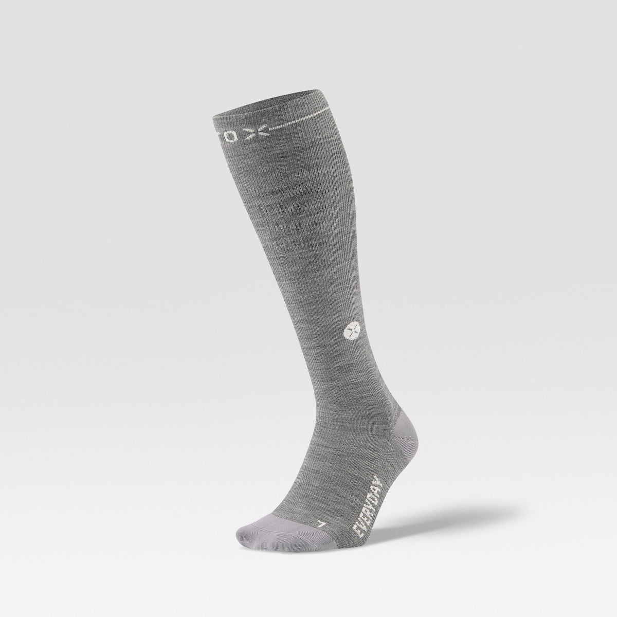 Merino Everyday Socks Women 2-Pack | Silver Grey / White