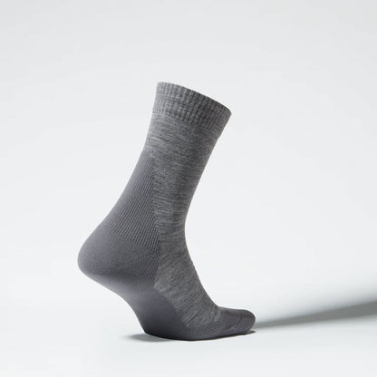 Merino Hiking Ankle Socks Men | MidGrey / Grey