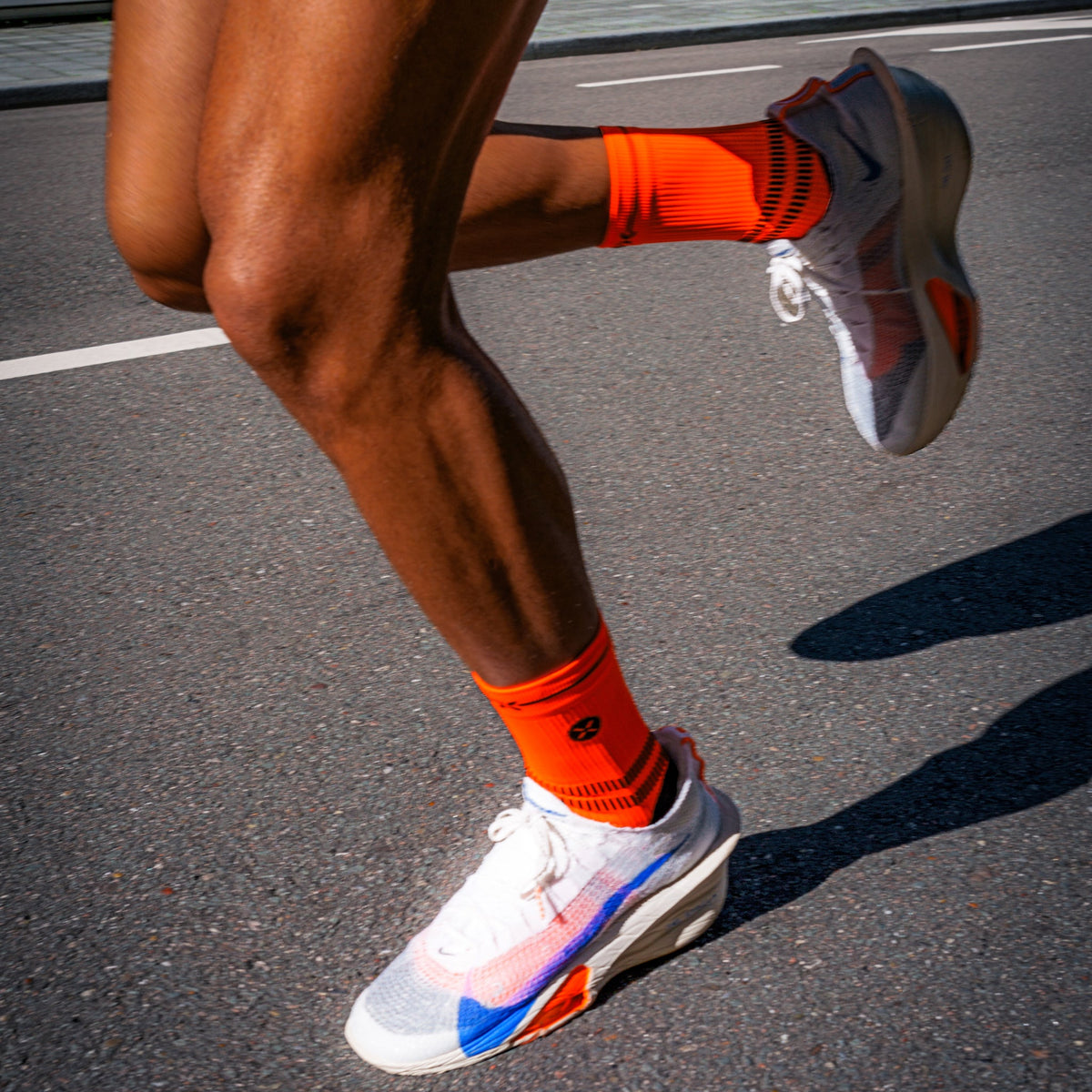 Running Ankle Socks Men 2-Pack | White / Black