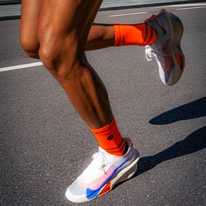 Running Ankle Socks Men 2-Pack | White / Black