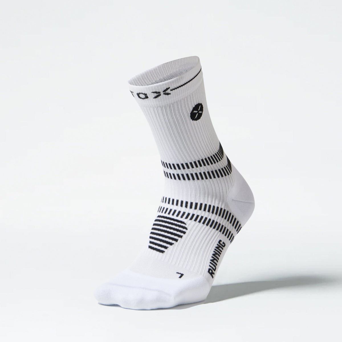 Running Ankle Socks Men 2-Pack | White / Black