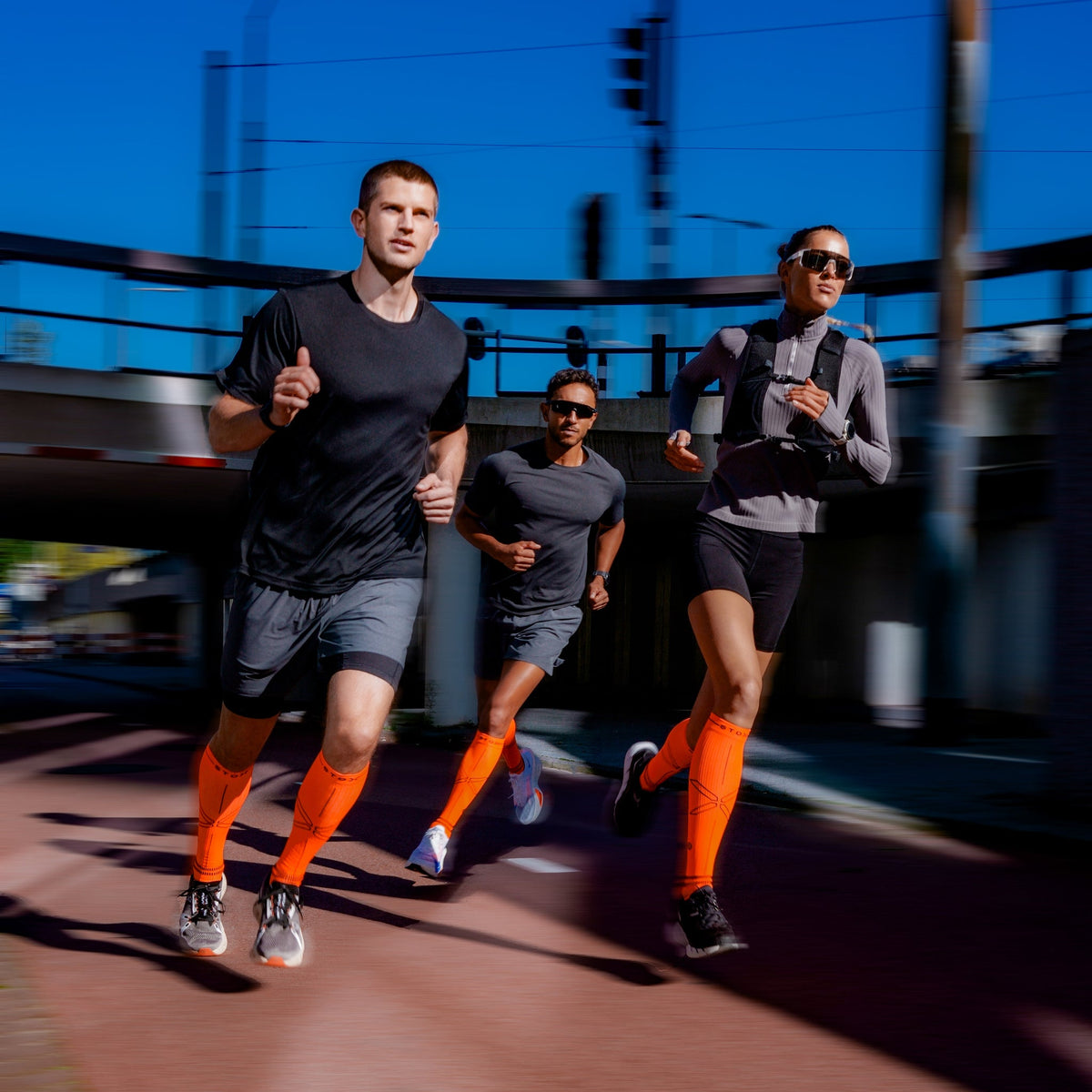 Running Socks Men 2-Pack | Black / Grey