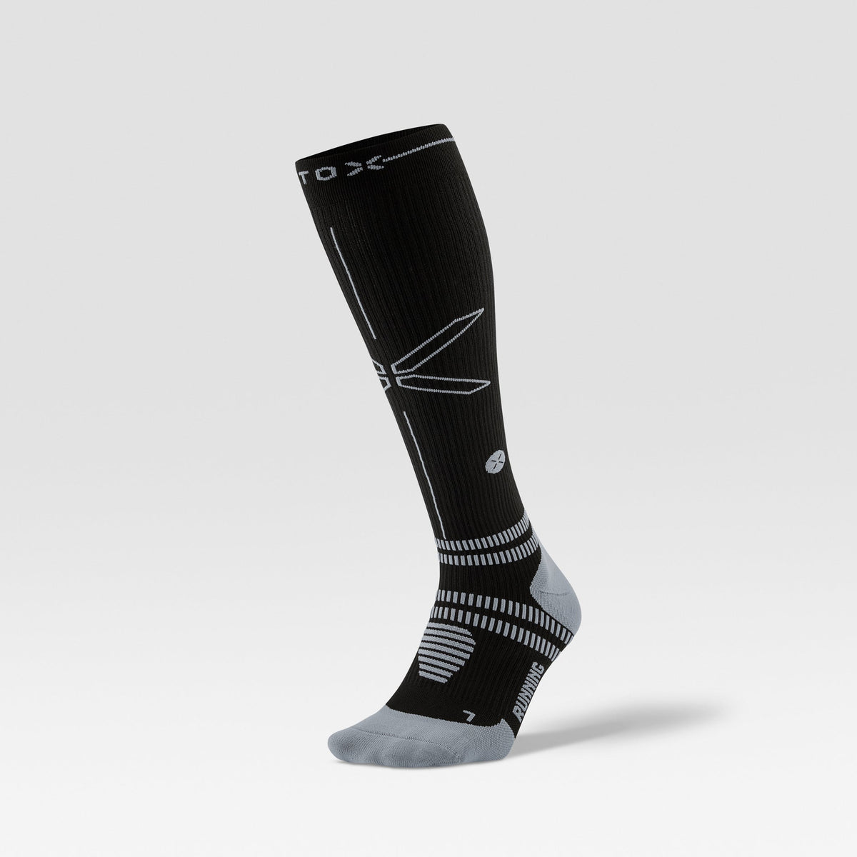 Running Socks Men 2-Pack | Black / Grey