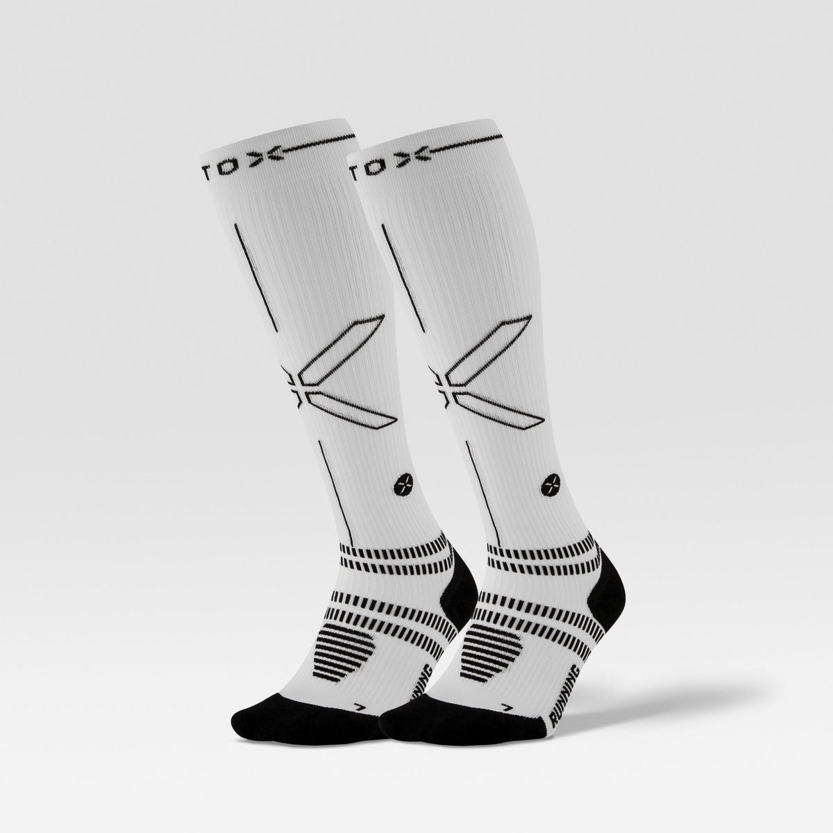 Running Socks Women 2-Pack | White / Black