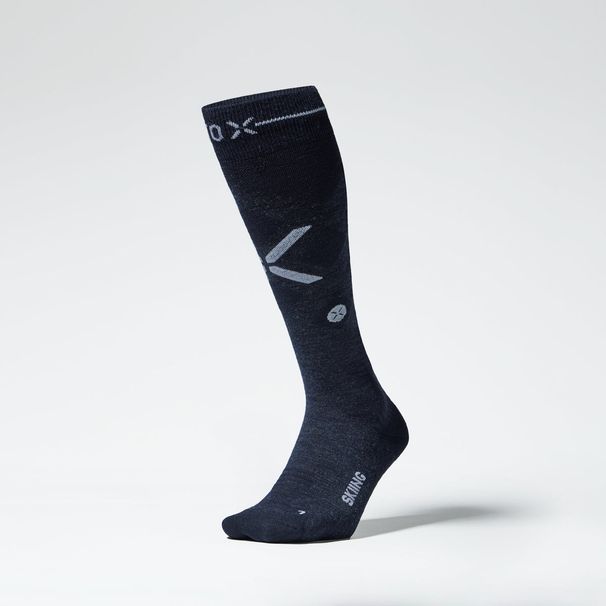 Merino Skiing Socks Men 3-Pack | Navy / White