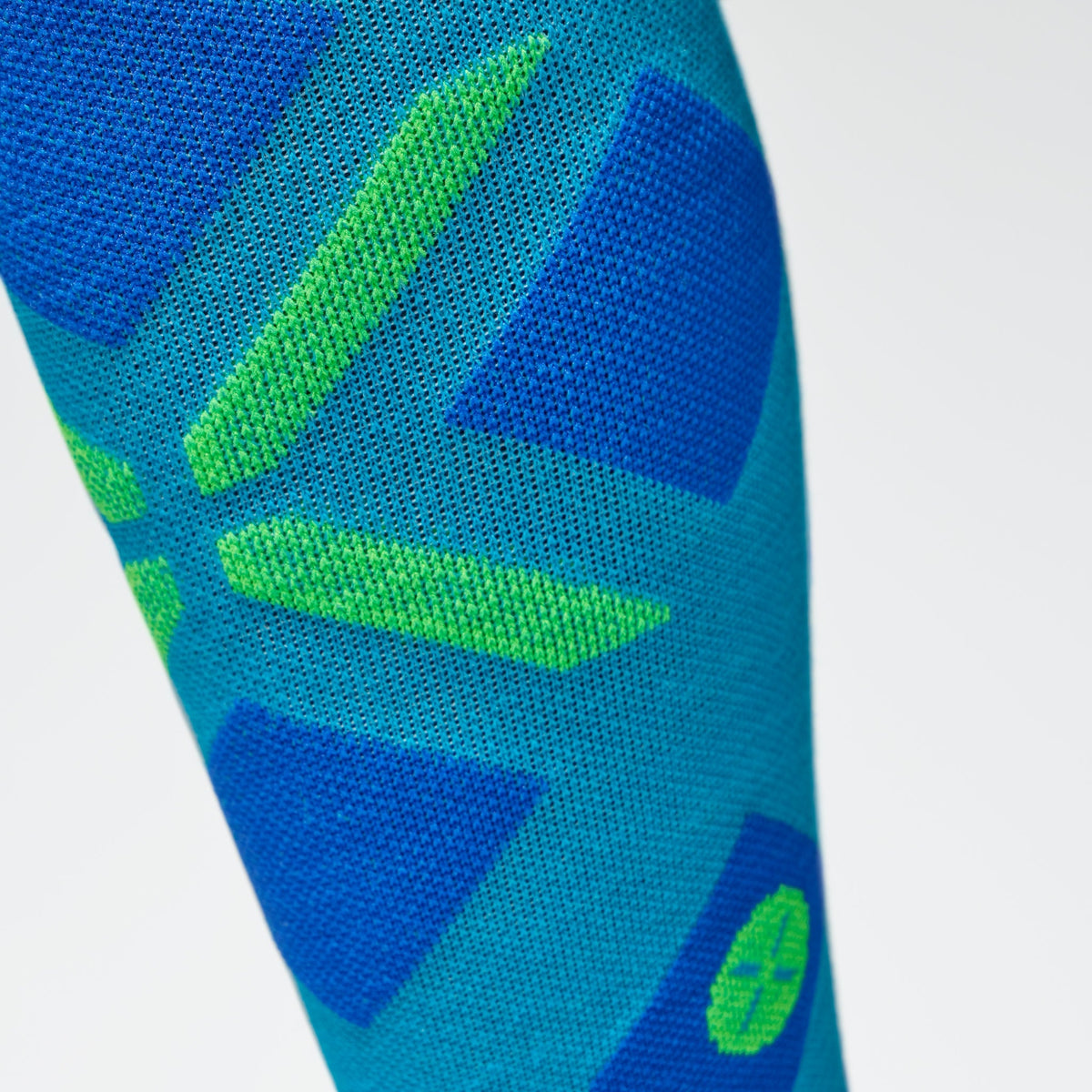 Merino Skiing Socks Men | Turquoise / Cobalt