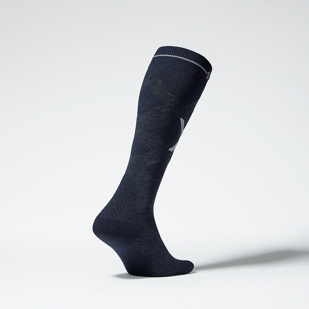 Merino Skiing Socks Women 3-Pack | Navy / White