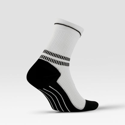 Sports Ankle Socks Men | White / Black