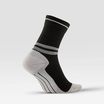 Sports Ankle Socks Women | Black / Light Grey