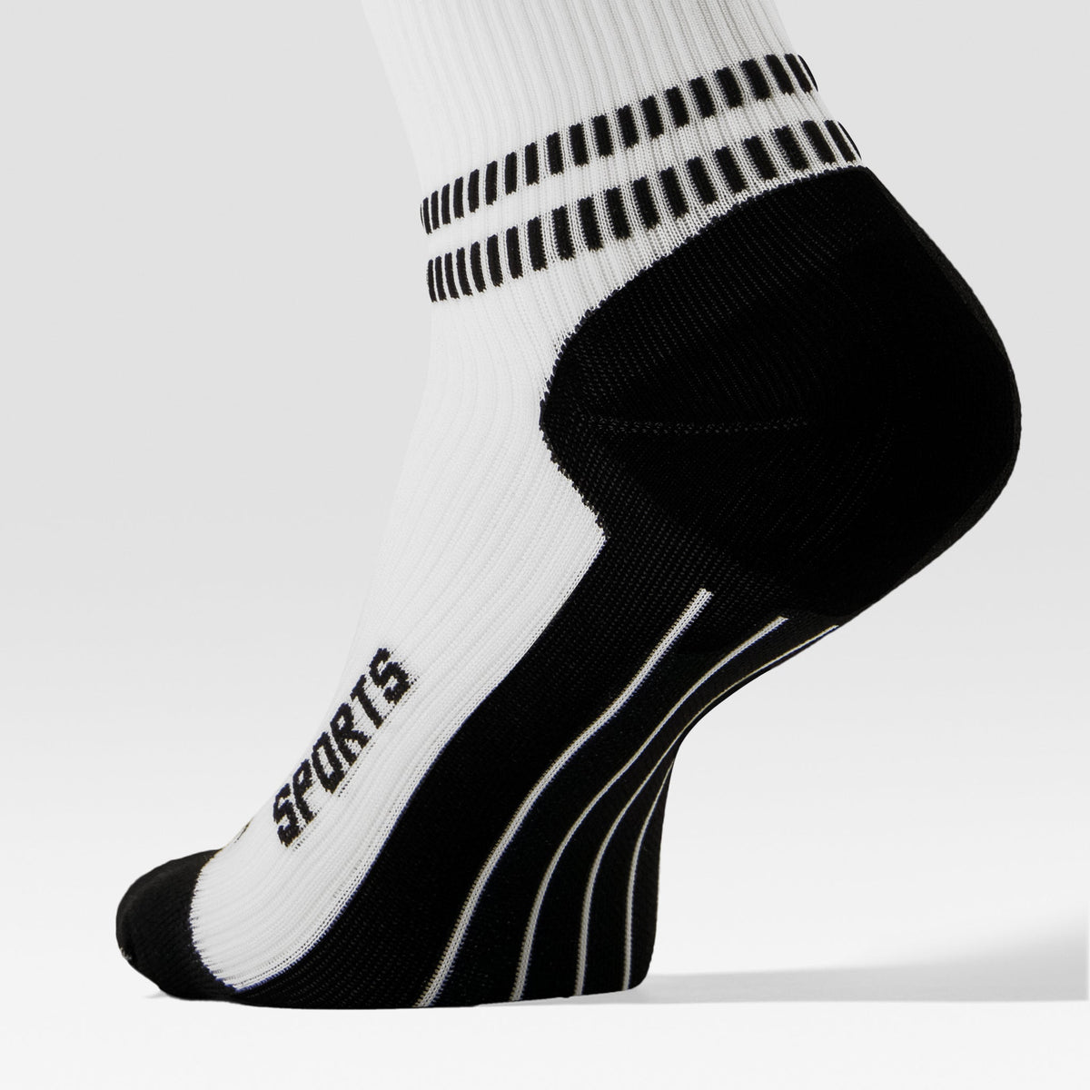 Sports Ankle Socks Women | White / Black