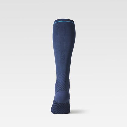Ultralight Skiing Socks Men | Blu / Red Fluo