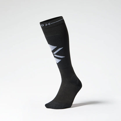 Ultralight Skiing Socks Men 2-Pack | Black / White