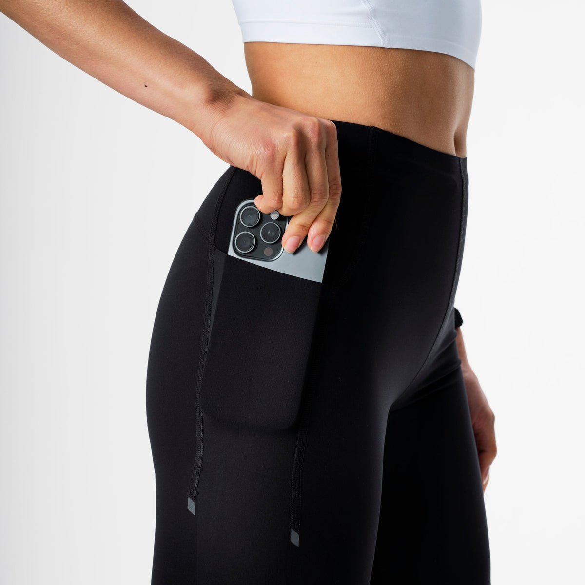 Running Shorts Women | Black / Light Grey