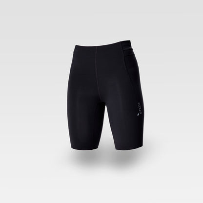 Running Shorts Women | Black / Light Grey