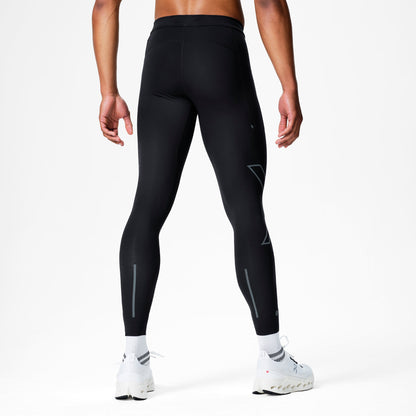 Running Tights Men | Black / Light Grey