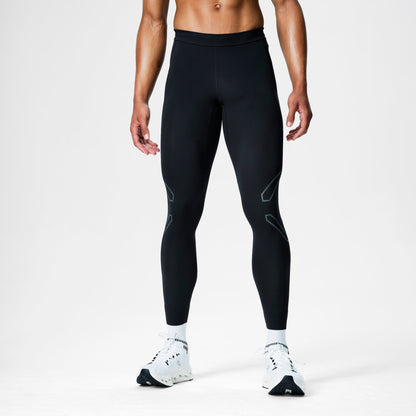 Running Tights Men | Black / Light Grey