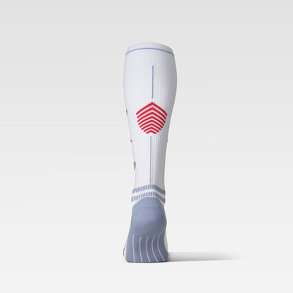 Sports Socks Women | White / Blue / Red